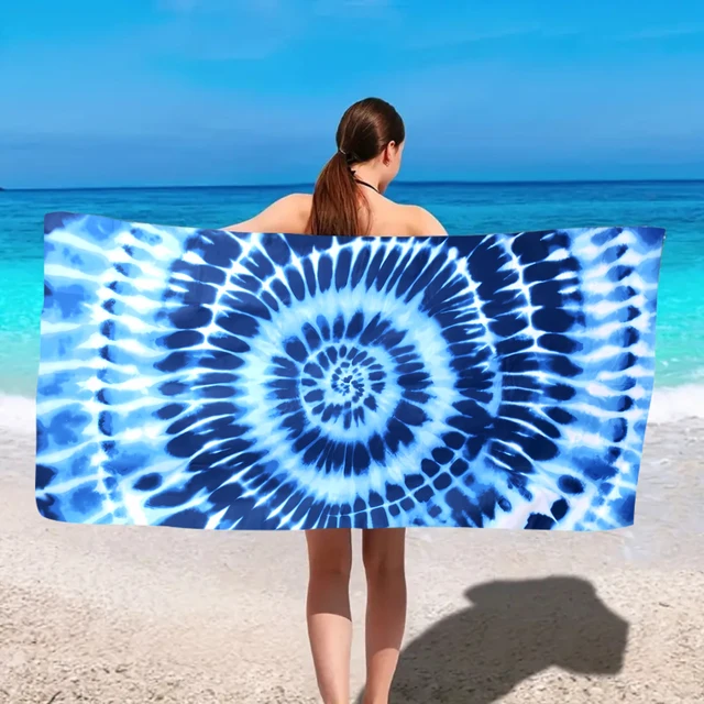 1pc Bohemian beach towel, quick drying absorbent soft swimming towel, sports towel, sand proof multifunctional beach towel 3