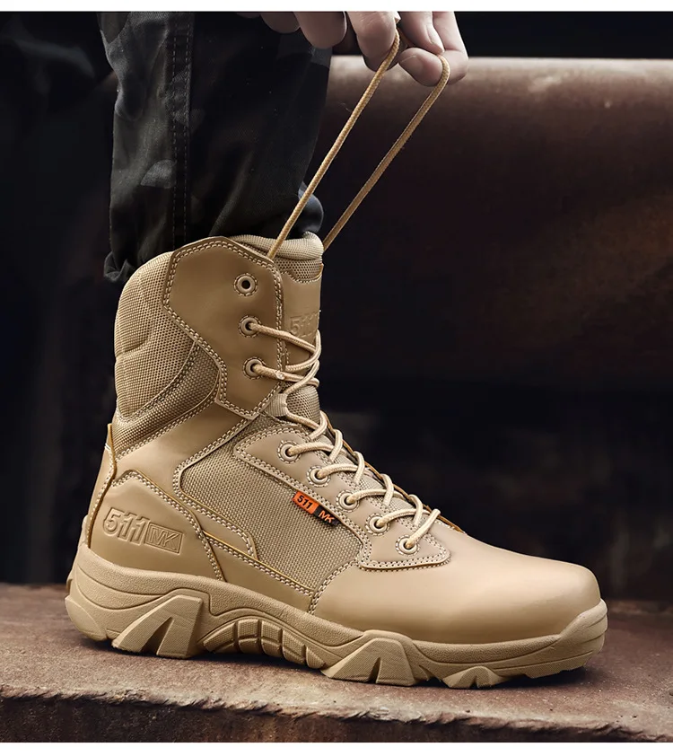 High Quality Military Leather Combat Boots for Men Combat Bot Infantry Tactical Boots  Bot Army Bots Army Shoes Waterproof