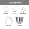 Kitchen 11 Liters Big Capacity Food Mixer 2000w Electric Food Stand Dough Mixer With Stainless Steel Bowl 6