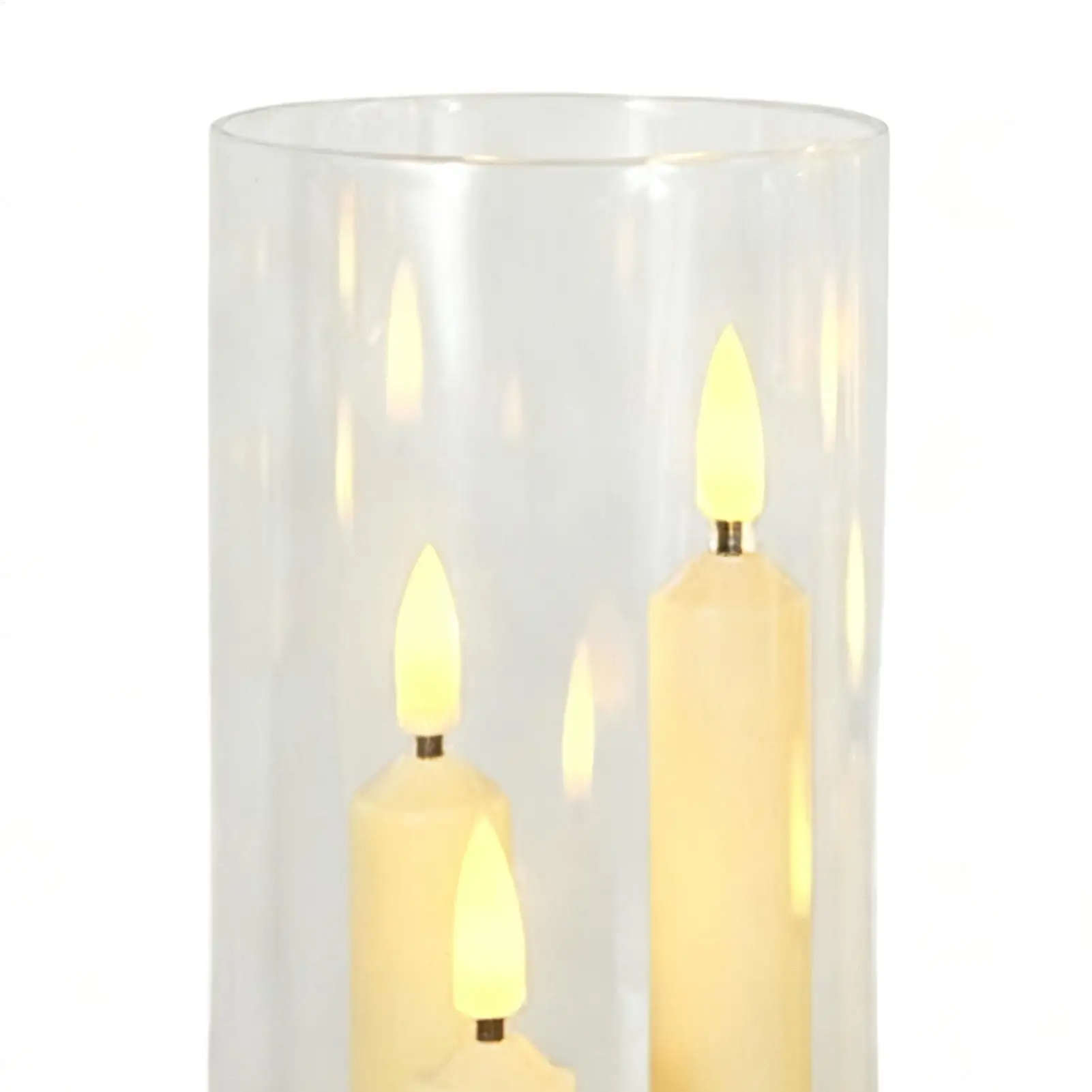 Flameless Candles With Remote Battery Operated Pillar Ambient Lighting LED Flickering Candles Decorative Lights For Desk Mantel