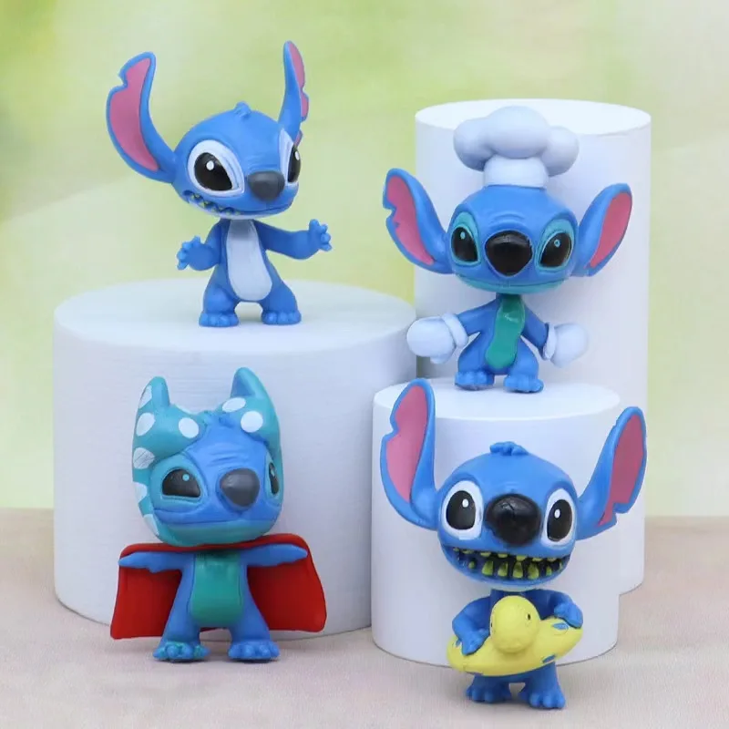 11piece/set Disney 5.5cm Stitch Toys Figure Anime Stitch Action Figure  Gifts Dolls Home Party Supply Cake Wedding Toy Decoration - Action Figures  - AliExpress