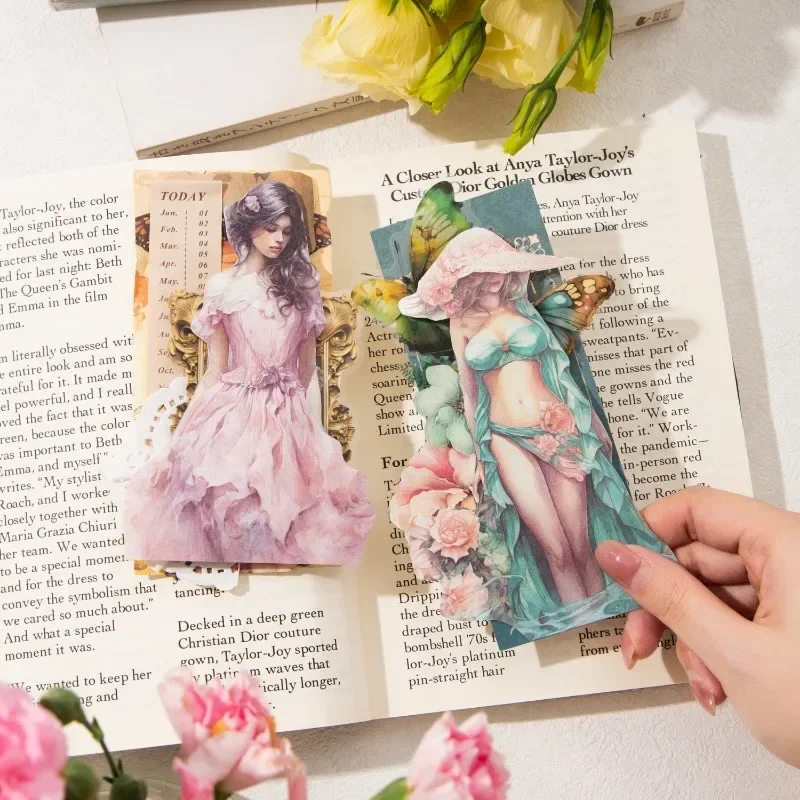 30Sheets Material Book Four Seasons Flower Base Decoration Spring Handbook DIY Scrapbooking cut Writing 140*100MM 5