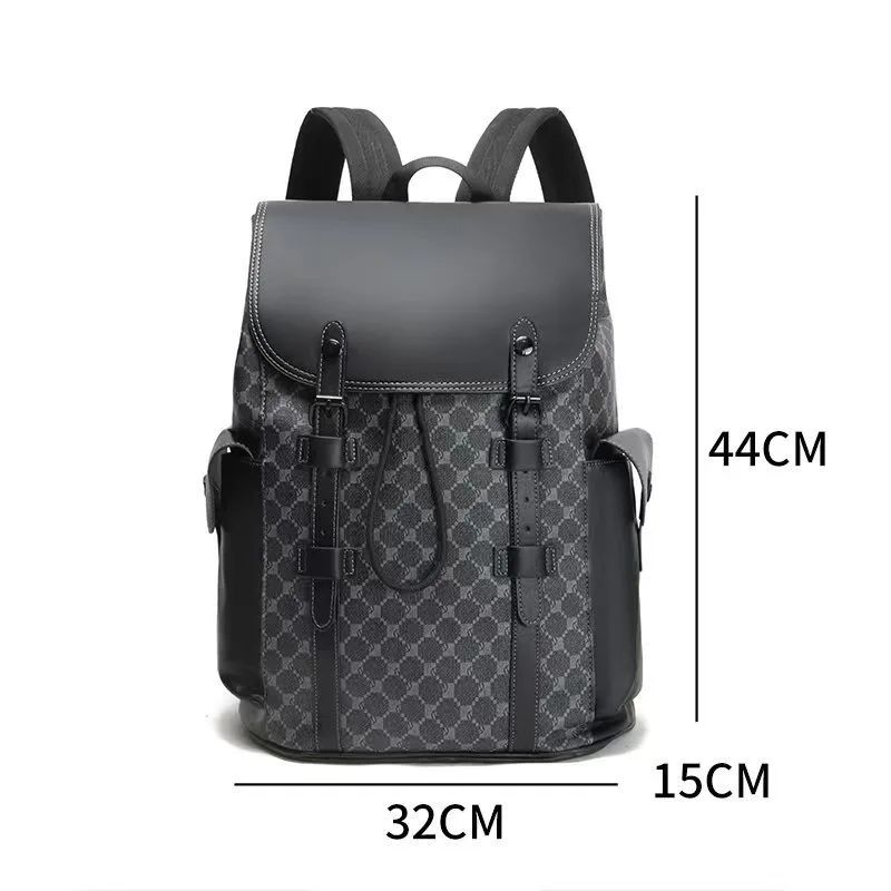 2024 New Men's Backpack Fashion Vintage Floral Print Backpacks Men High-quality Computer Bag Large Capacity Travel Backpack Male 5