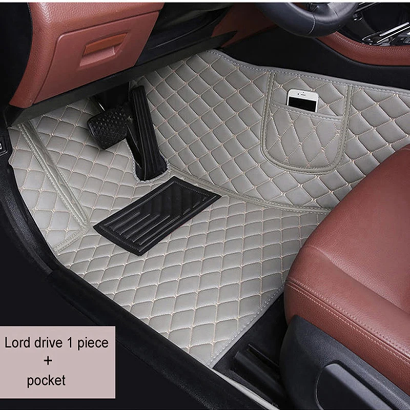 main driver 1 seat Car Floor Mats for Land Rover All Models Discovery 3 4 5 Rover Range Evoque