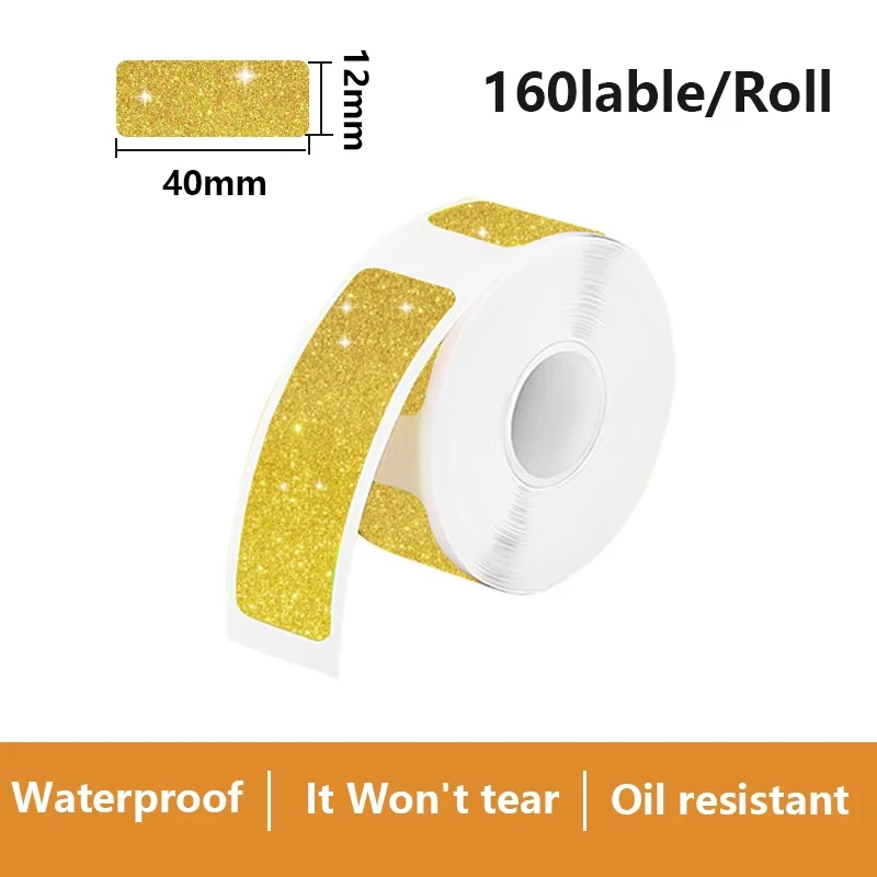 Adhesive Maker Paper for Name Stickers and Tags, 15mm x 7m Roll