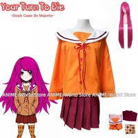 Game Your Turn To Die Hinako Mishuku Top skirt socks Halloween Christmas Costume