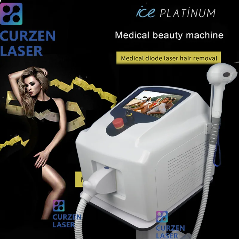 Best New Product 3 Wavelengths 808nm Diode Laser Hair Removal Machine