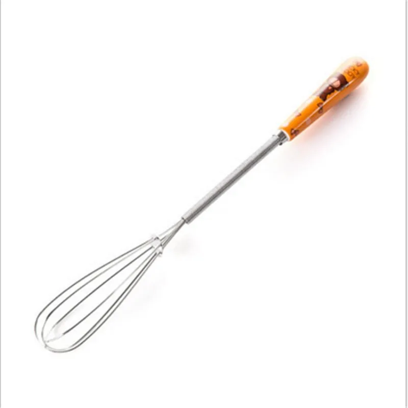 Cartoon Little Bear Egg Beater Coffee Milk Drink Mixer Ceramic Handle Stirring Whisk Frother Foamer Kitchen Gadgets