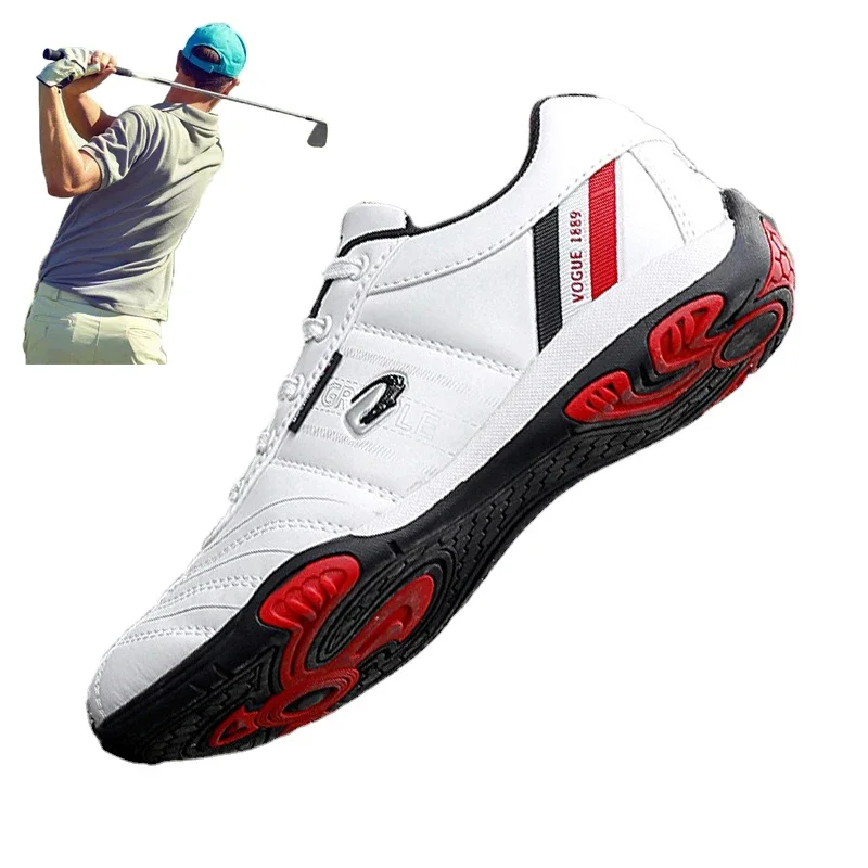 

New Quality Golf Shoes Men Anti Slip Walking Shoes Outdoor Light Weight Walking Sneakers Size 39-45 Spikless Golf Sneakers