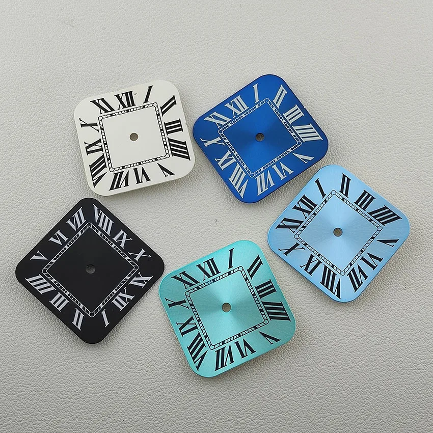 Accessorio Per Orologio Quadrante Quadrato Da 27Mm Quadrante Con Numeri Arabi Modificati Adatto Per Movimento Automatico Giapponese Nh35/Nh36