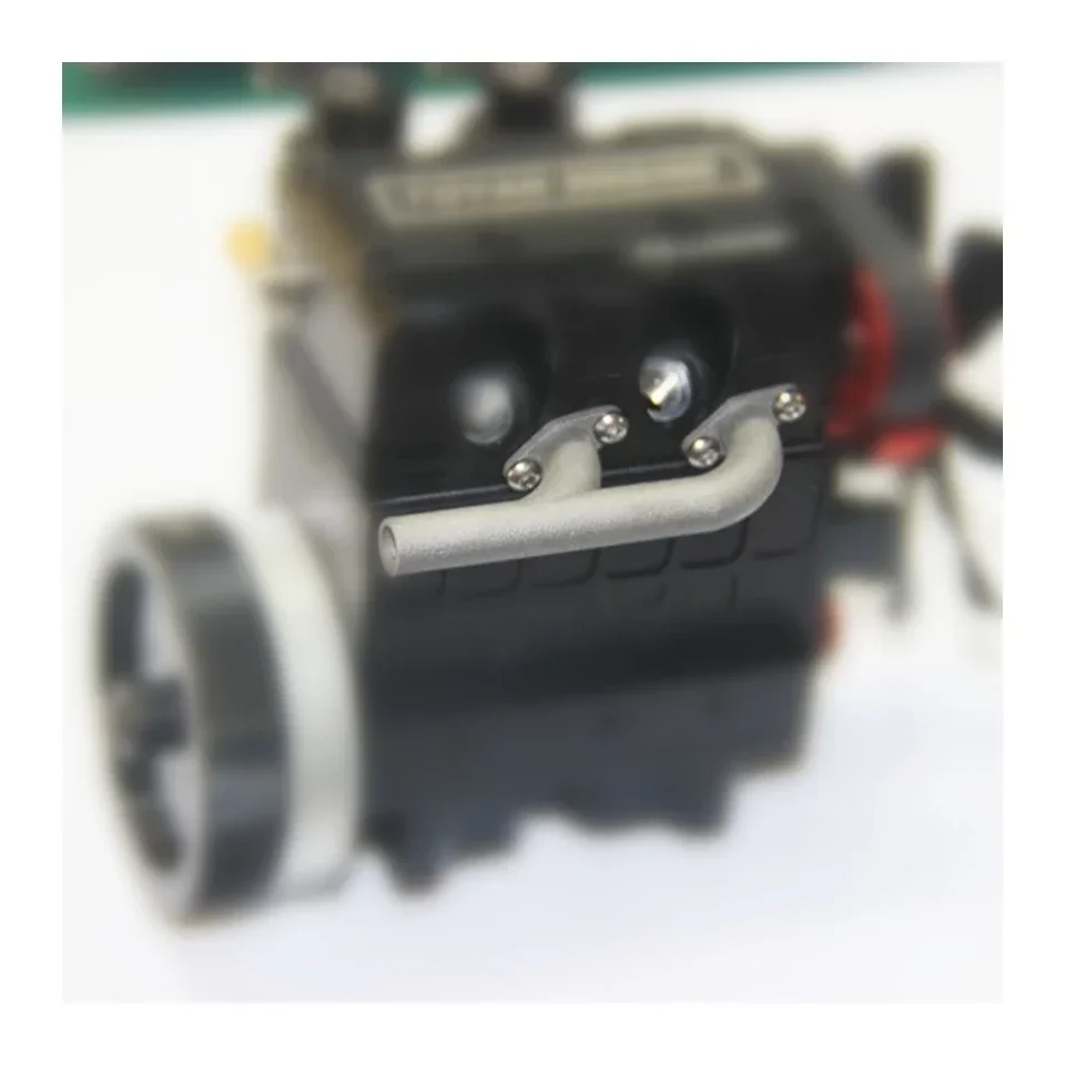 Exhaust Pipe for TOYAN Two Cylinder Engine FS-L200AC /FS-L200W Muffler Pipe Exhaust Chimney with Screw Metal Fittings 4