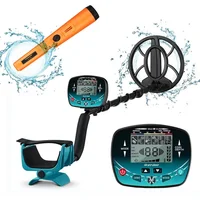 Professional Gold Metal Detector High Performance Underground Treasure Hunter Deep Search LCD Screen Display Super Stable 1
