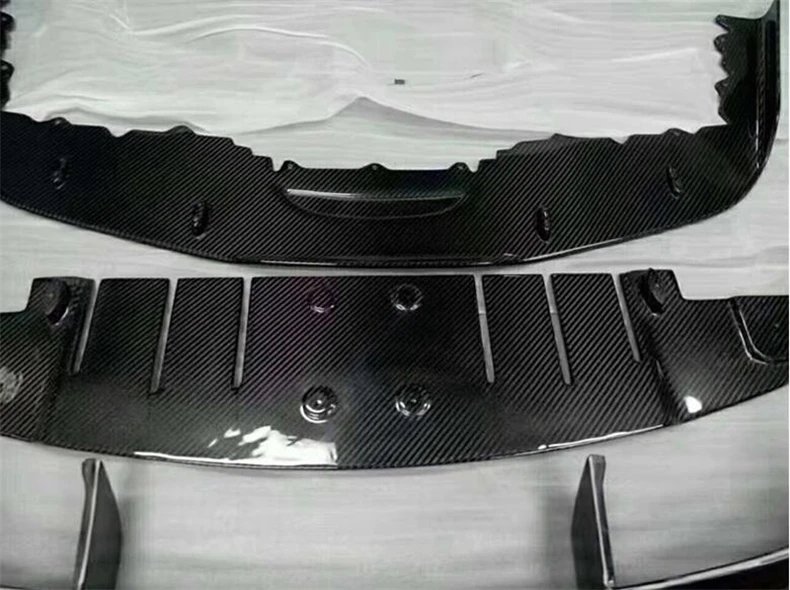 For Ferrari 458 2011-No High Quality REAL Carbon Fiber Front Lip Splitters Rear Diffuser Bumper Body Side Skirt Kit Spoiler - - Racext 16