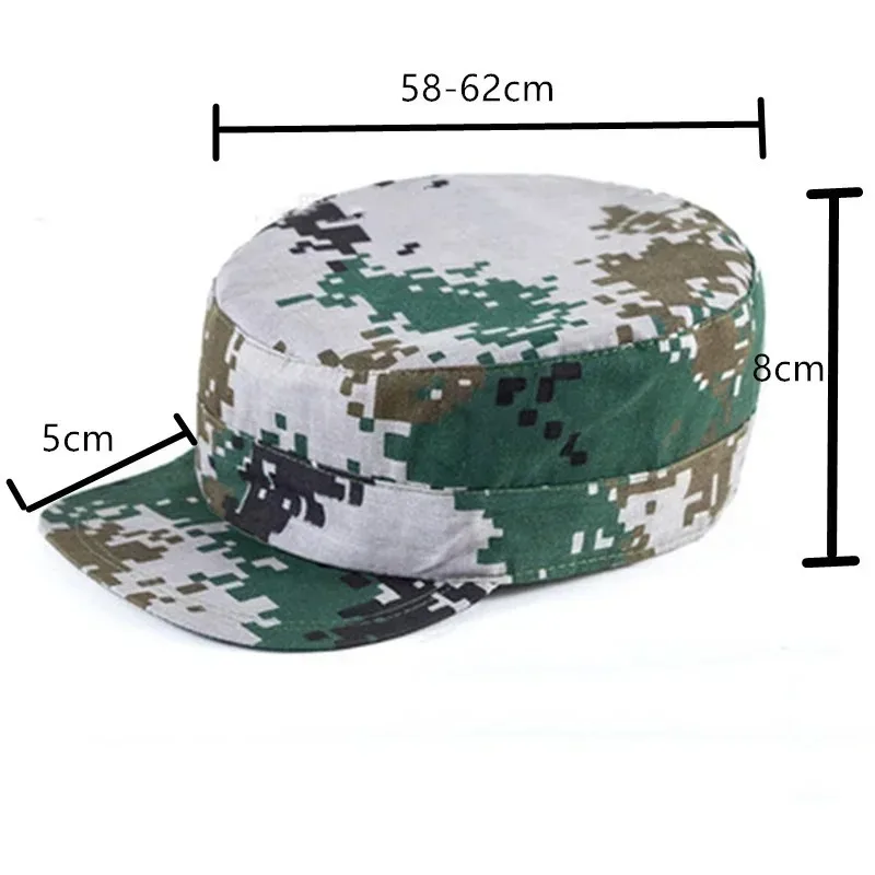 Camouflage Hat New Camouflage Hat Exercise Training Cap Outdoor Jungle Sports Cap Hunting Hat Student Training