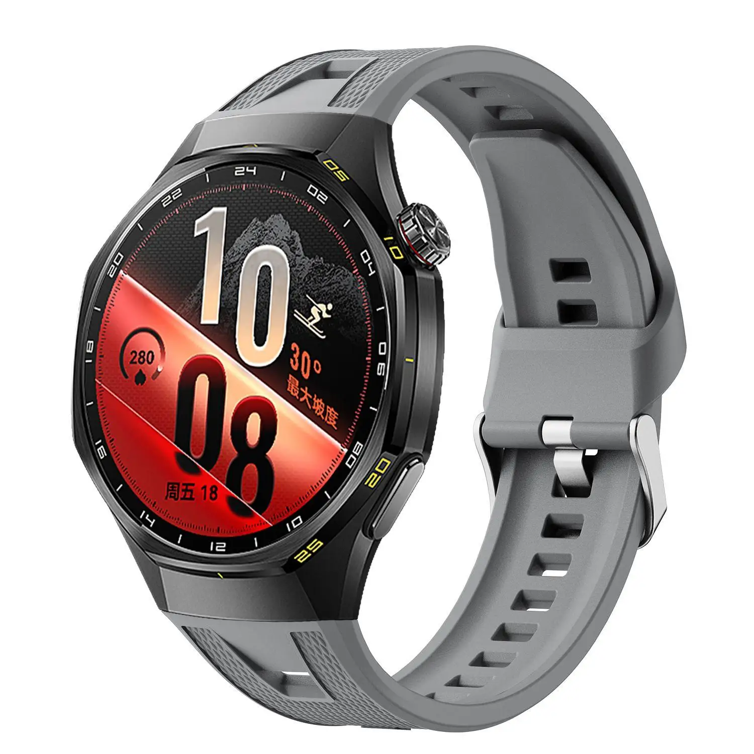 Premium Silicone Sports Band - 22mm Watch Strap Bracelet Accessory