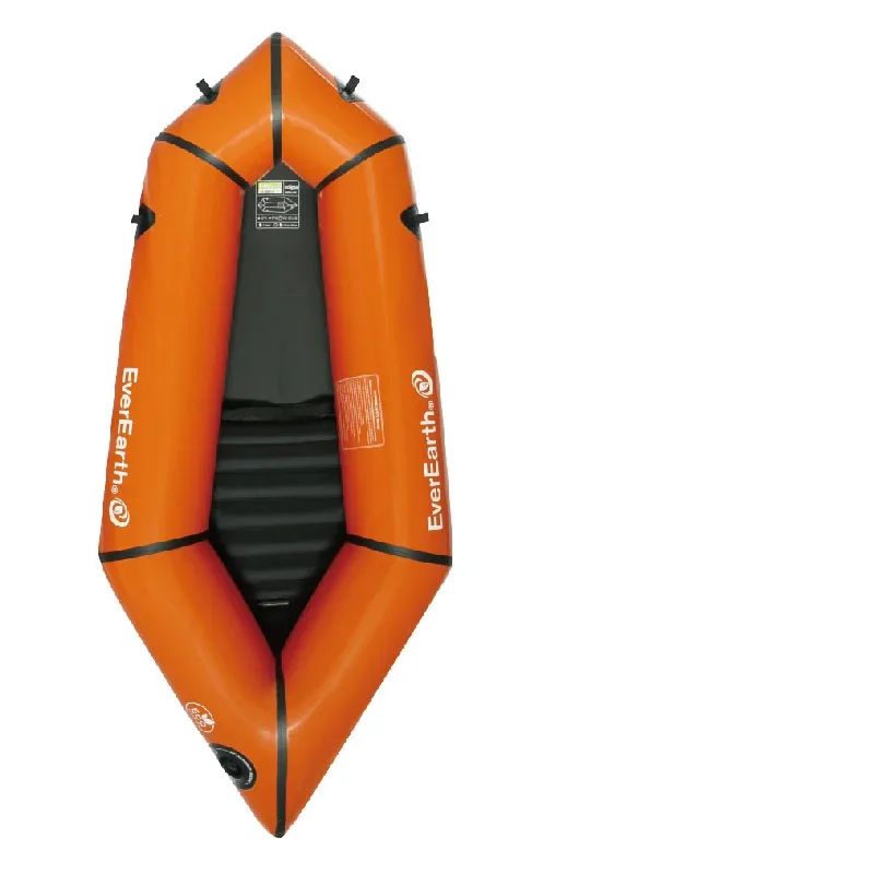 2 man ocean canoe/kayak kayak rowing boat self inflating life raft ponton boat new