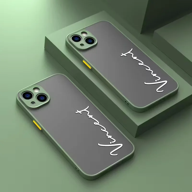 Personalized Customized Name Color Blocking Ultra-thin TPU Phone Case for thumbnail 3