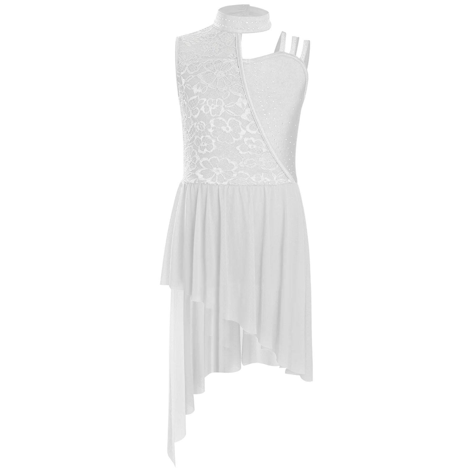 chinese dress ladies Daybreak Angel, White Lace & Mesh, Long, Lyrical Dance Dress, For Sale   Once More From The Top