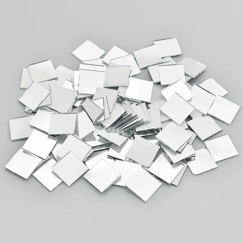 100/200/500Pcs 10x10mm/15x15mm 미니 아크릴 사각 거울 모자이크 타일 Diy 공예 홈 인테리어에 대 한 대량 거울 벽 스티커 - AliExpress