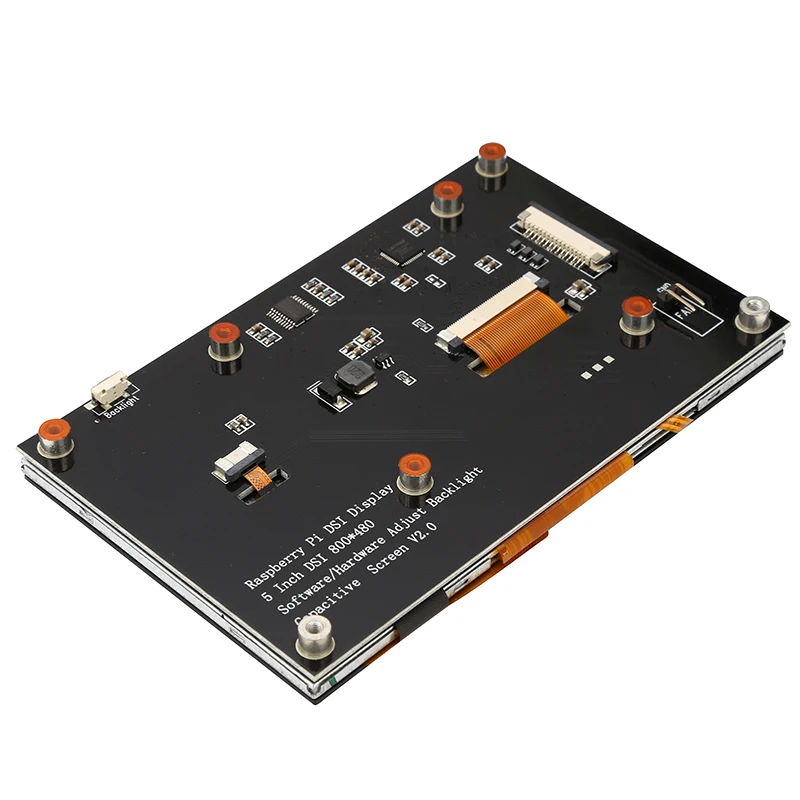 5 inch TFT LCD Display Capacitive Touch Screen DSI Connector 800x480 For Raspberry Pi 5 4B 3B+