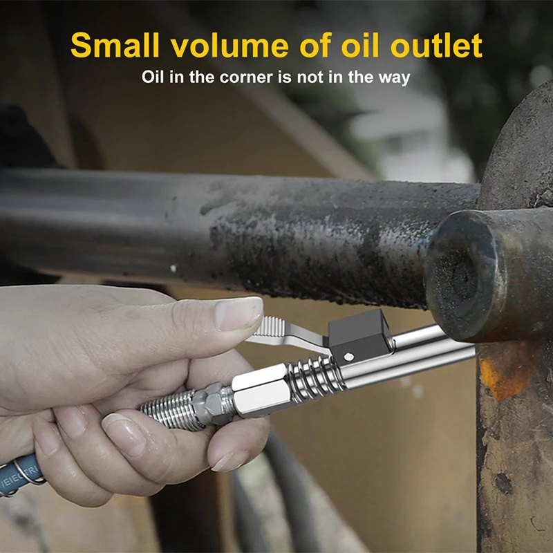 Grease Tool Coupler 12000 PSI NPTI/8 Oil Injection Nozzles Nozzle Oil Pump Car Syringe Lubricant Tip Repair Accessories