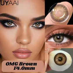 Vibrant Brown Colored Contact Lenses for a Natural Big Eye Effect (OMG Brown)