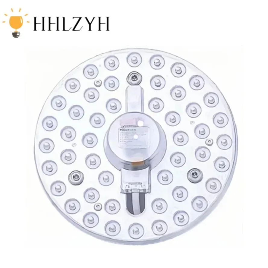 HHLZYH LED Ring PANEL Circle Light Tricolor dimming AC220V 36W 24W 18W 12W Cold white Round Ceiling board the circular lamp led ceiling light,led light,led panel