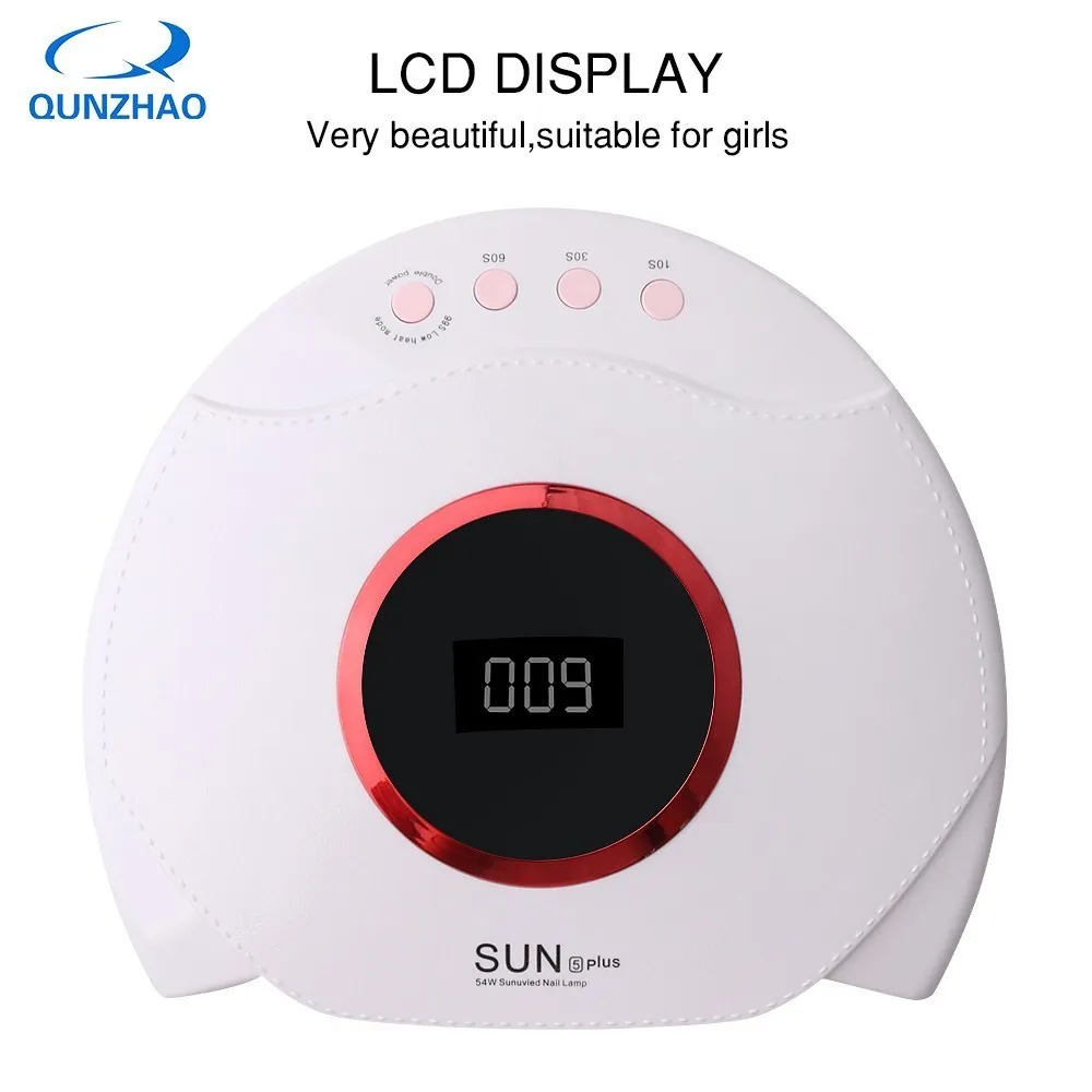 QUNZHAO SUN 5Plus UV Lamp Nail Dryer Pro UV LED Gel Nail Lamp Fast Curing Gel Polish Ice Lamp for Nail Manicure Machine 3