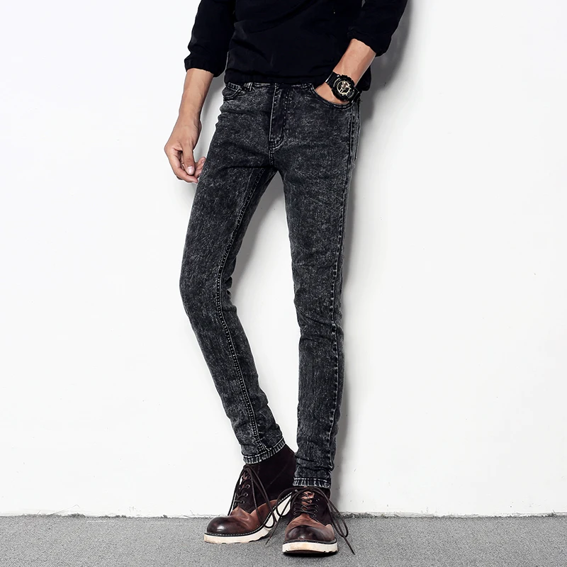 Mens Skinny Jeans Classic White Black Slim Fit Stretch Casual Denim Treosers Fashion All-match Mens Pencil Pants men jeans mens jeans jeans trousers denim trousers