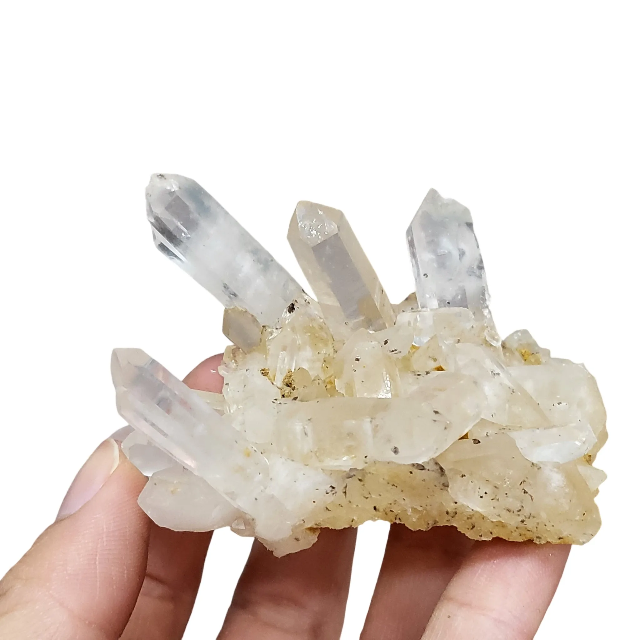 Amas de cristal de roche - 598 grammes