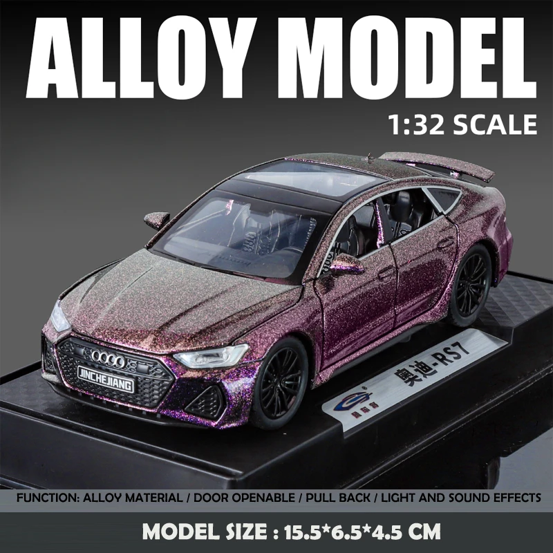 アウディ RS7 1/32 1:32 Audi RS7 Sportback Alloy Car Diecasts & Toy Vehicles