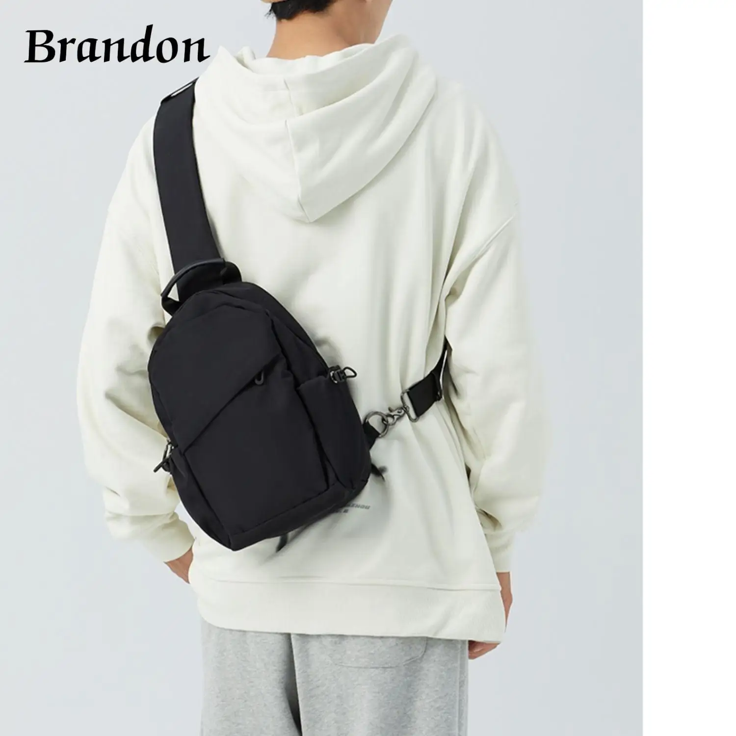 

Новая модная сумка через плечо, Мужская простая сумка через плечо, многофункциональная Мужская нагрудная сумка, Спортивный Повседневный стиль