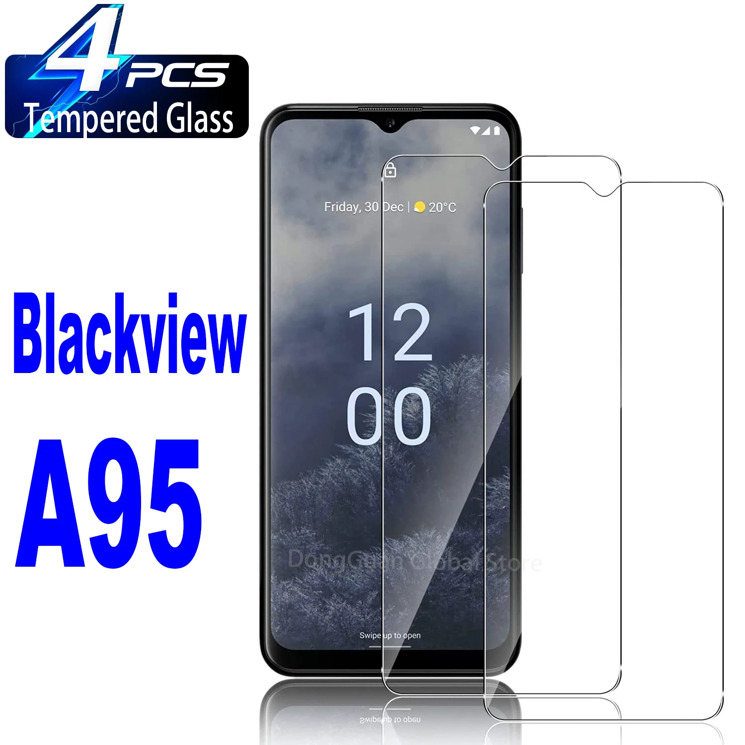 

2/4Pcs Tempered Glass For Blackview A95 Screen Protector Glass Film
