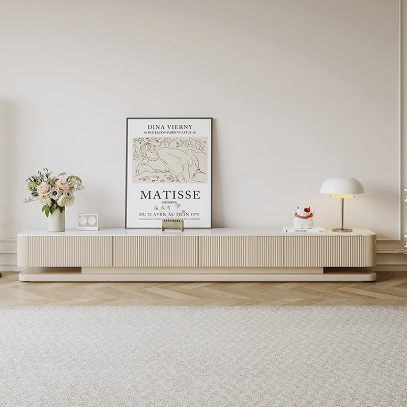 

Exhibition Floor Tv Stand White Modern Divider Display European Tv Shelf Multifunctional Mueble Tv Moderno Household Goods