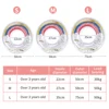 Swimbobo New Style Baby Float Ring Rainbow For Kids PVC Inflatable Swimming Underarm Rings Children Floats In Summer Floating 4
