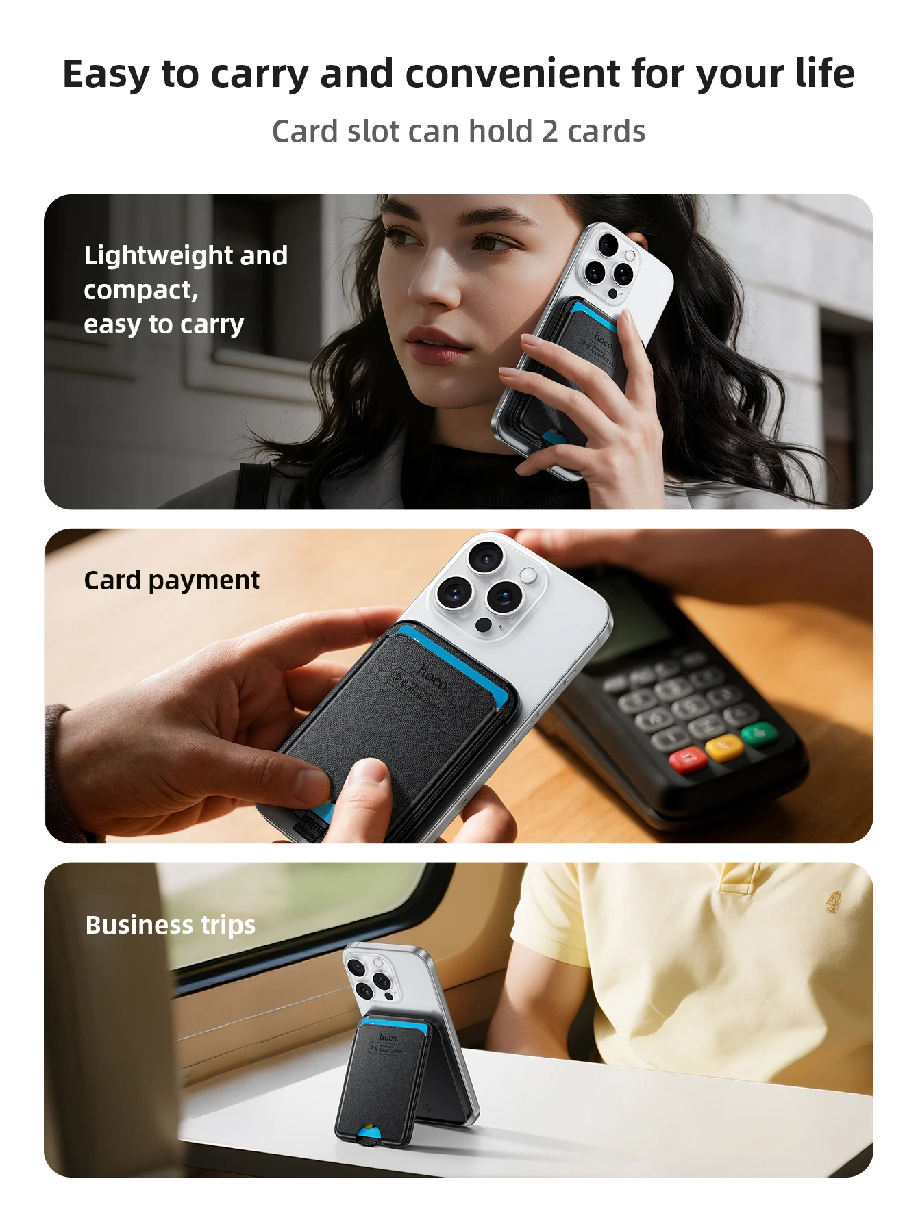 HOCO E91I Smart Magnetic Wallet Tracker (Apple Find My)