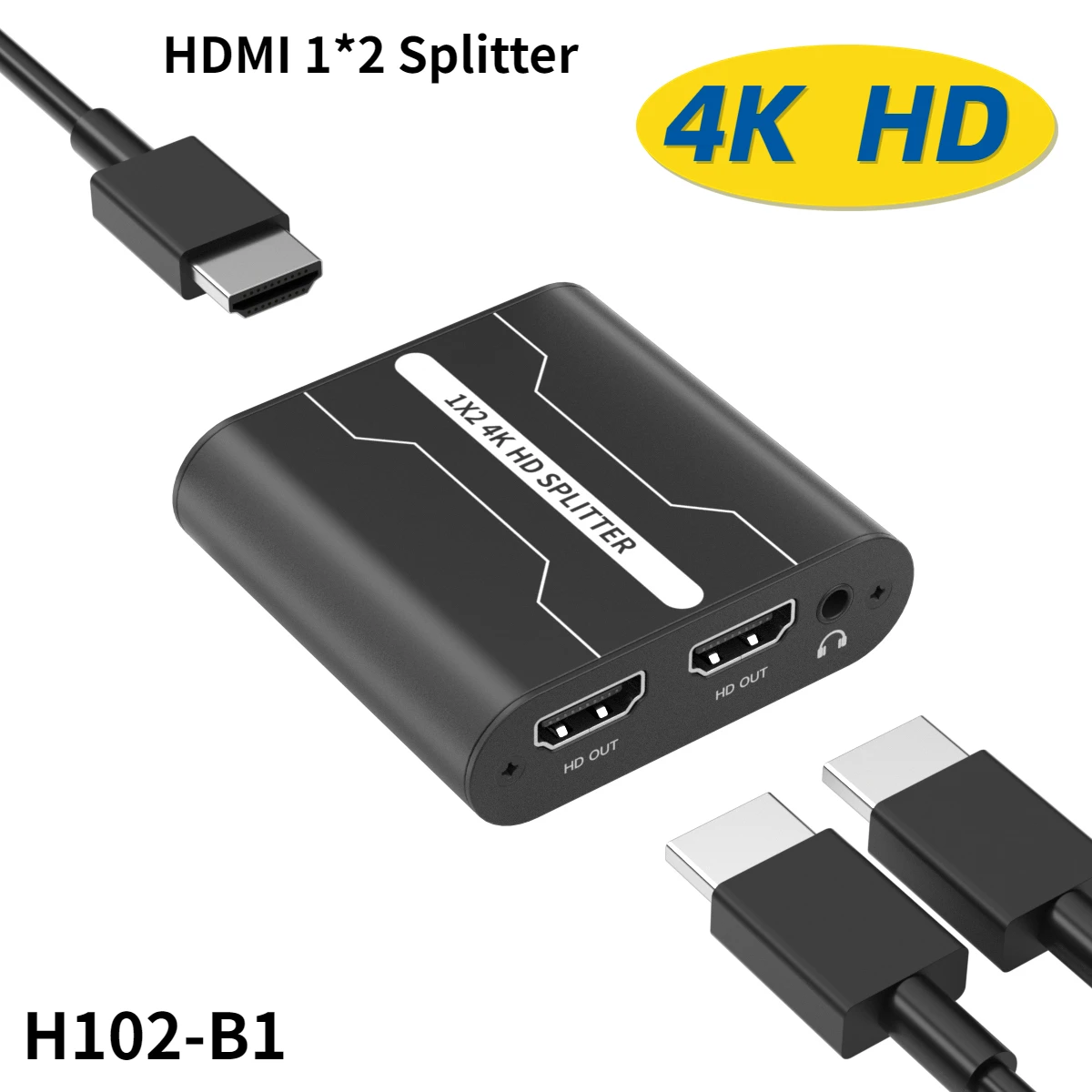 Switch Hdmi 4K @ 30Hz Splitter Switcher 2 In 1 Out Hub Manuale Supporta Hd Compatibile Con Xbox Ps5/4/3 Player Fire Stick Roku