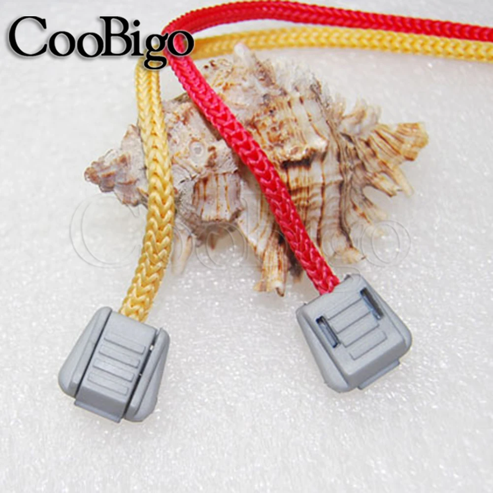 12pcs Cord Ends Clip Plastic Colorful for Zipper Pull Lanyard Backpack Paracord Shoelace Sportswear Rope DIY Accessories