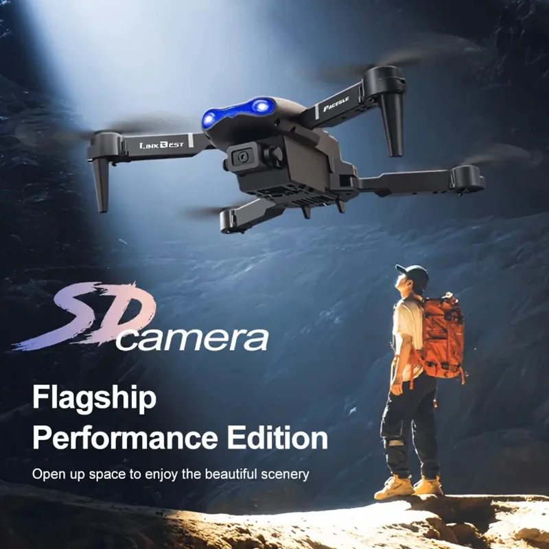 Dual Camera FPV Foldable Drone – RC Quadcopter with Optical Flow Hover, APP Control & Path Flight | Beginner-Friendly Drone Toy 4