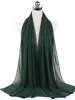 107887-54fd96.jpg Nouveau foulard en mousseline uni pour femme, prêt-à-porter, hijab instantané, châle musulman, hijabs islamiques, écharpe arabe, foulards pour la tête