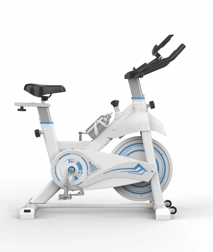Indoor Cycling Bike Brake Pad Magnetic Stationary Bike Cycle with Tablet Mount Comfortable Seat Cushion