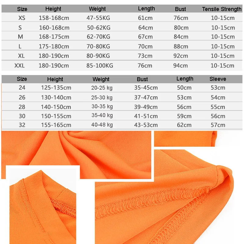 Men Women Kids Children Boy Girl Compression Running Long T Shirt Fitness Sport Basketball Football Gym Sportswear Clothes 8659 2
