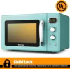 Retro Countertop Microwave Oven, 0.9Cu.ft, 900W Microwave Oven, with 5 Micro Power, Defrost & Auto Cooking Function, LED Display 5
