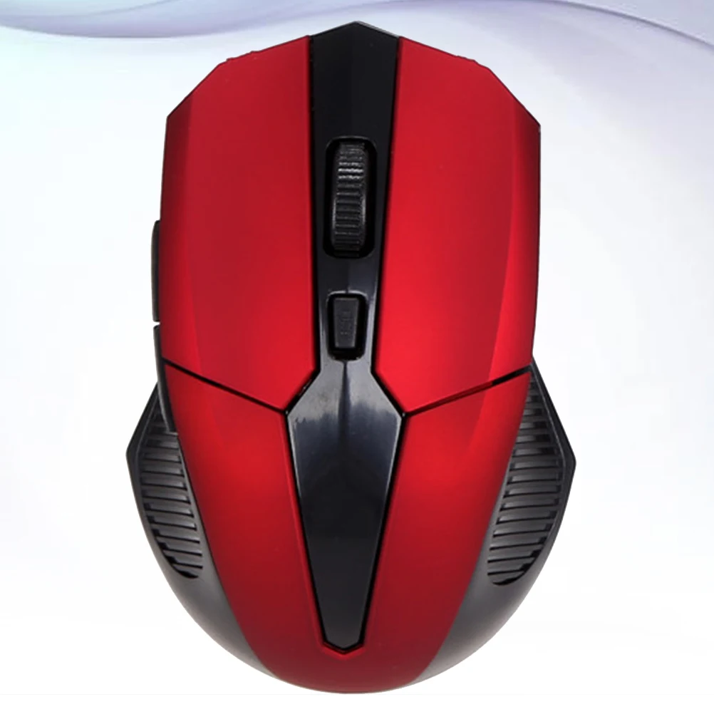 Wireless Mouse Foldeble Computer Mouse Portable Mouse Thin Laptop Mouse Lightweight Touch Mouse for Home Festival Gift (Red)