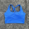 Solid Color Soft Tight Gym Yoga Underwear high strength shockproof Women Cross Back Fitness Bra Sport Top Comprehensive Butter 5