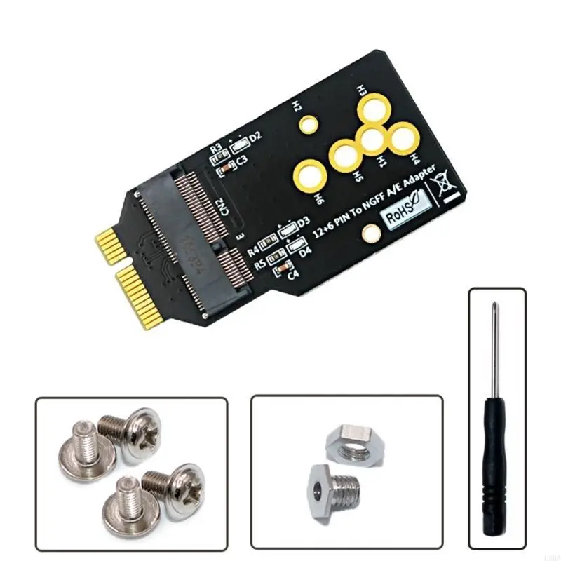 L9BA WIFI6 모듈 M.2 키 A/E 모듈-12+6Pin 어댑터 보드는 AX200/201/210을 지원합니다