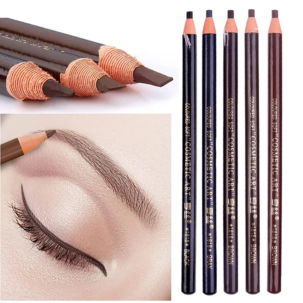 

5pcs Professional Microblading Pencil Permanent Eyebrow Pencil Tattoo Waterproof Art Tint Makeup Eye Brow Pen Enhancers Cosmetic