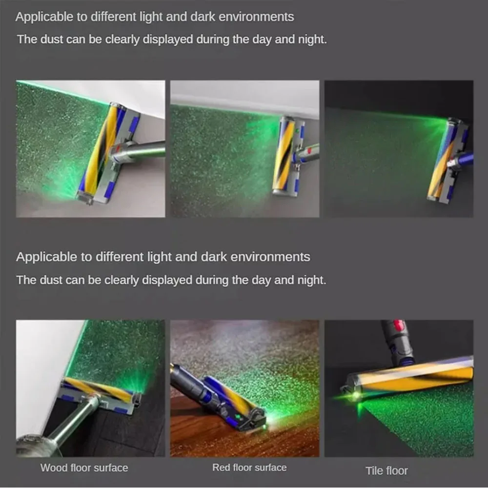 Universal LED Vacuum Light for Hidden Pet Hair and Dust Detection