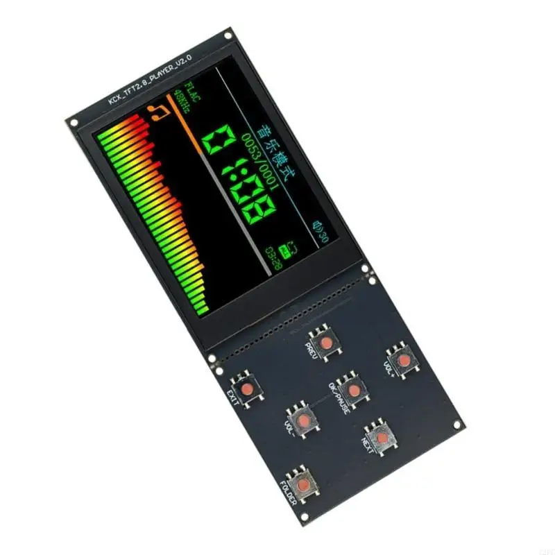 12PC Portable 2.8Inch TFT Display MP3 Audios Decoders Board Featuring Bluetooth-compatible Connectivity And Remote Operation