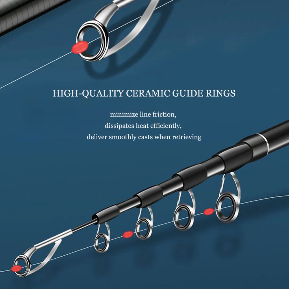 Siechi Brand Fishing Rod 1.8m 2.1m 2.4m 2.7m Spinning Casting Carbon  Fishing Rod 7-25g 10-30g Telescopic Lure Fishing Rod - Fishing Rods -  AliExpress